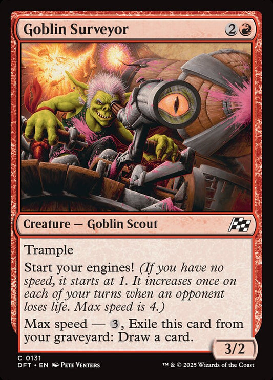MTG Card Title: Goblin Surveyor DFT/131