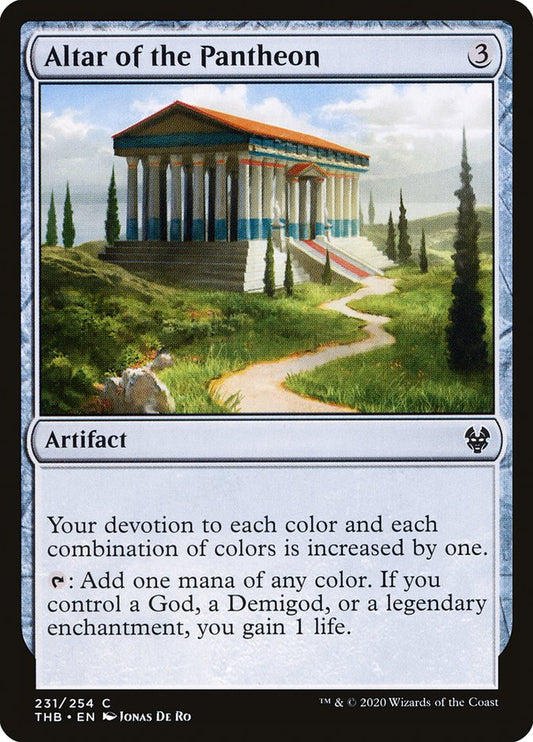MTG Card Title: Altar of the Pantheon THB/231