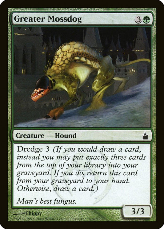 MTG Card Title: Greater Mossdog RAV/169