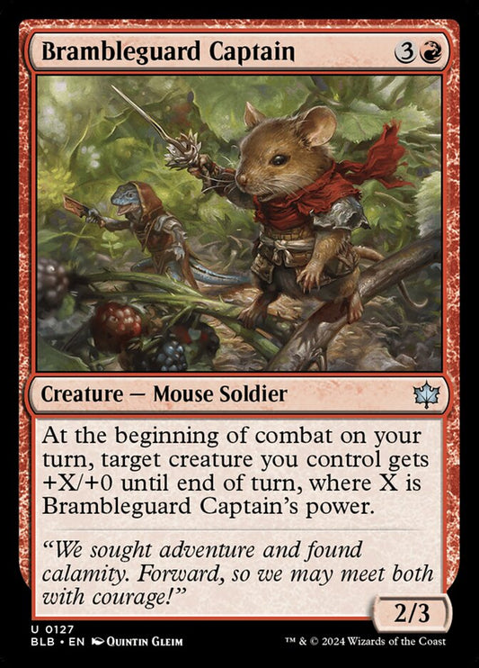 MTG Card Title: Brambleguard Captain BLB/127