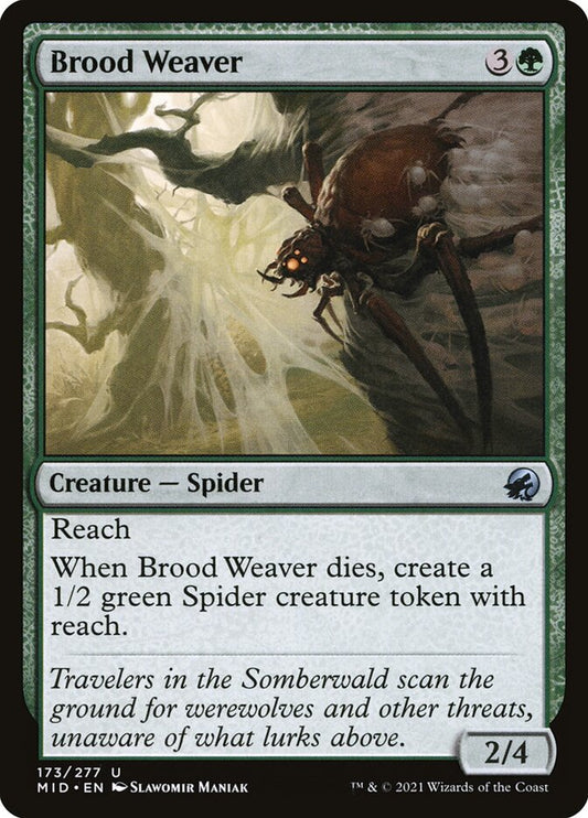 MTG Card Title: Brood Weaver MID/173