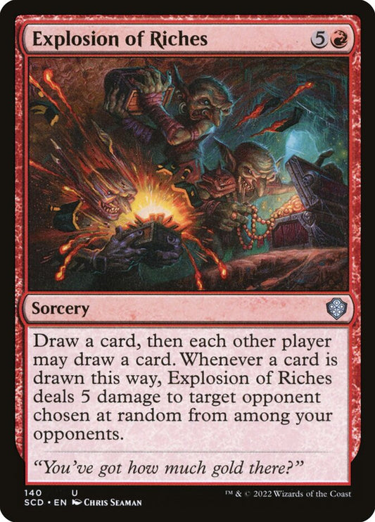MTG Card Title: Explosion of Riches SCD/140