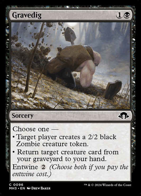 MTG Card Title: Gravedig MH3/96