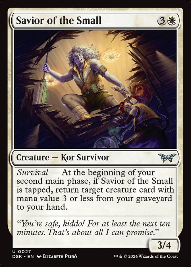 MTG Card Title: Savior of the Small DSK/27