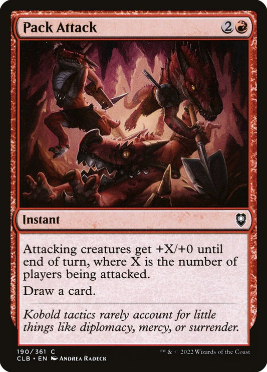 MTG Card Title: Pack Attack CLB/190