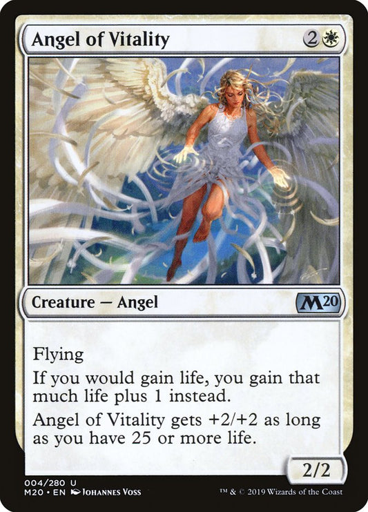 MTG Card Title: Angel of Vitality M20/4