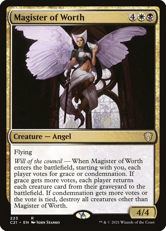 MTG Card Title: Magister of Worth C21/223