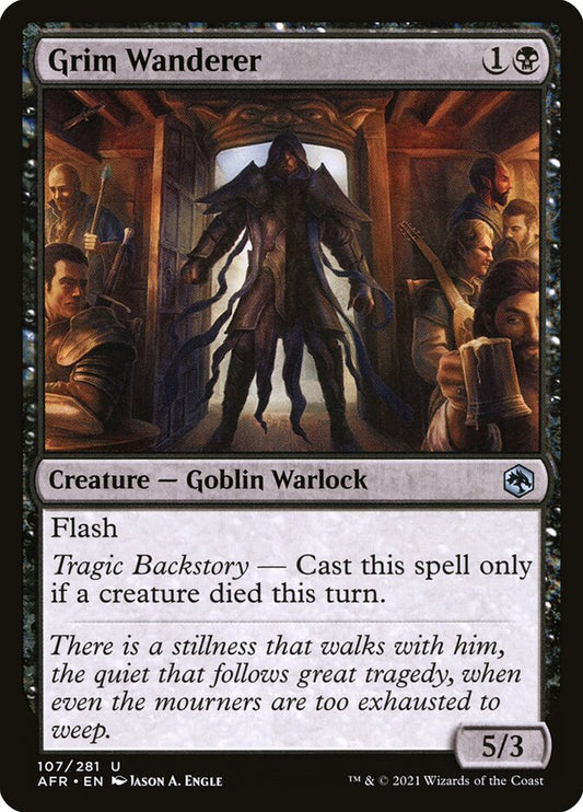 MTG Card Title: Grim Wanderer AFR/107
