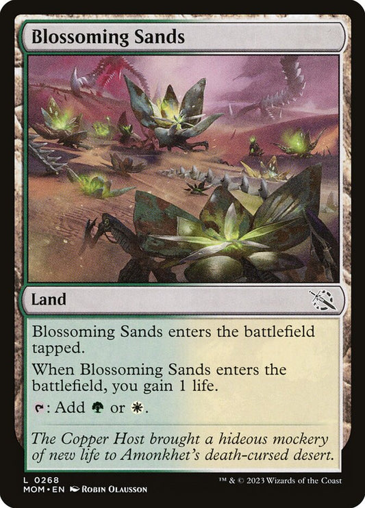 MTG Card Title: Blossoming Sands MOM/268
