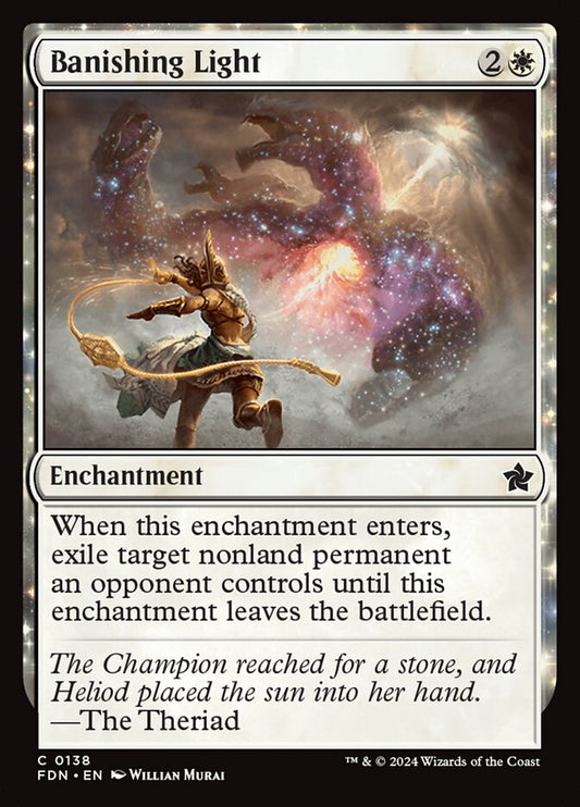 MTG Card Title: Banishing Light FDN/138