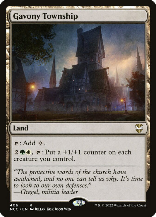 MTG Card Title: Gavony Township NCC/406
