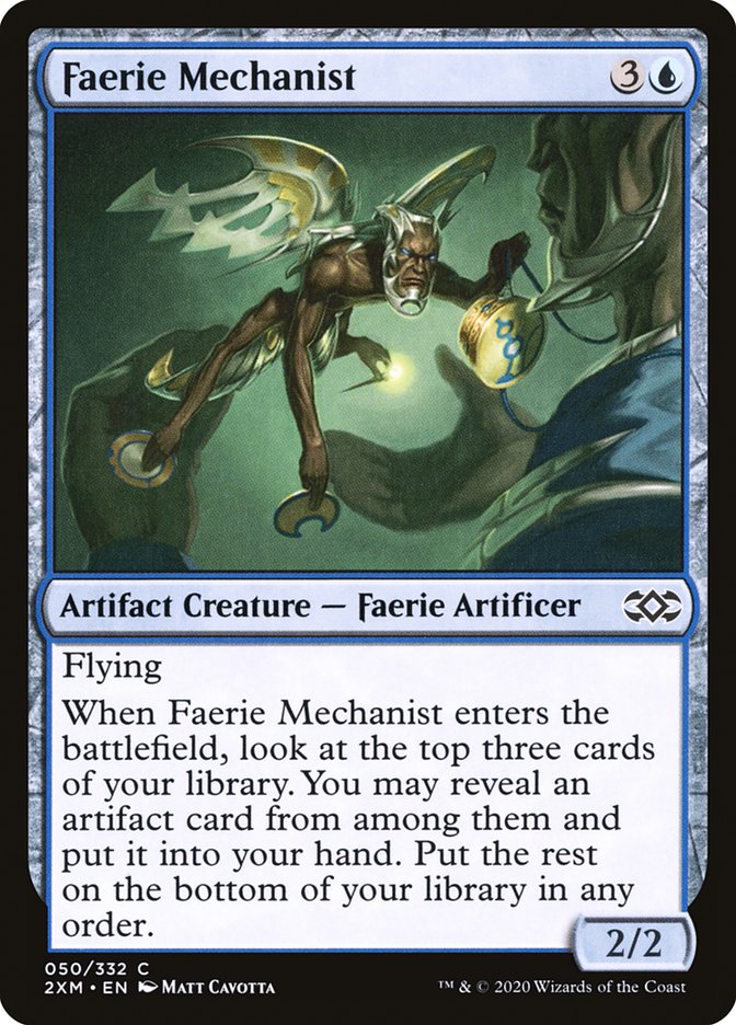 MTG Card Title: Faerie Mechanist 2XM/50
