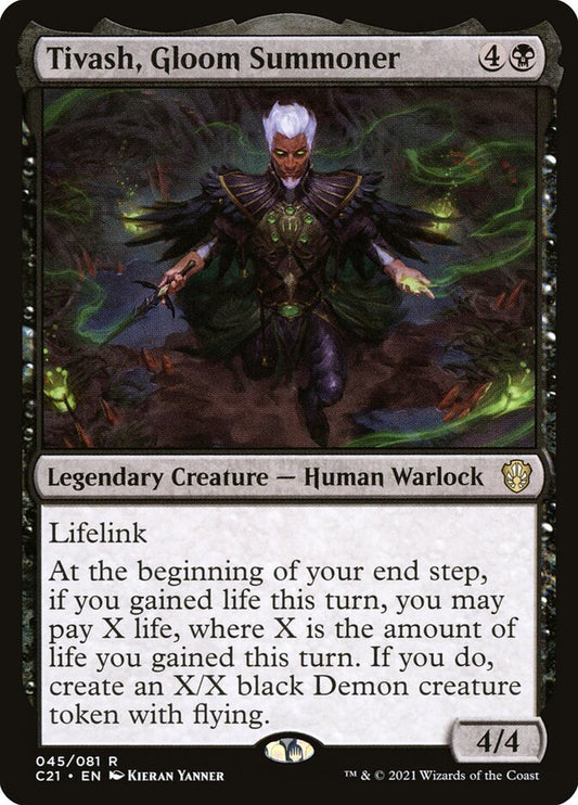 MTG Card Title: Tivash, Gloom Summoner C21/45