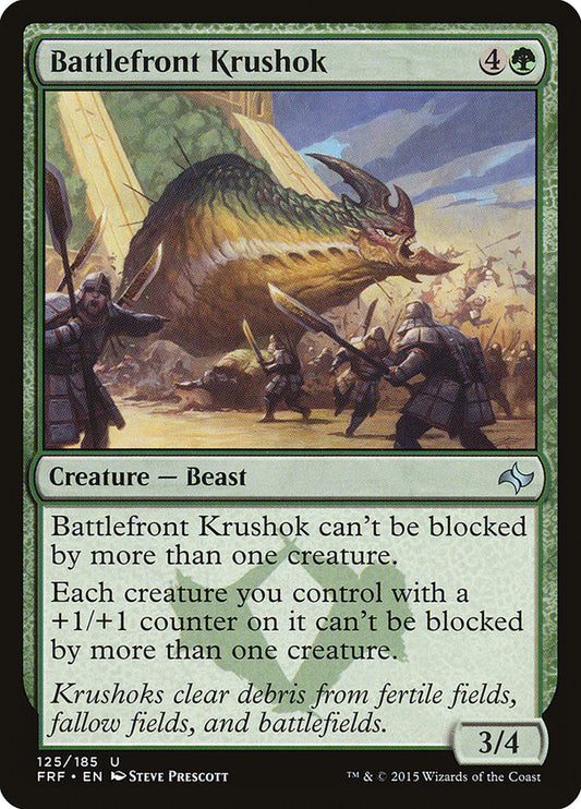 MTG Card Title: Battlefront Krushok FRF/125