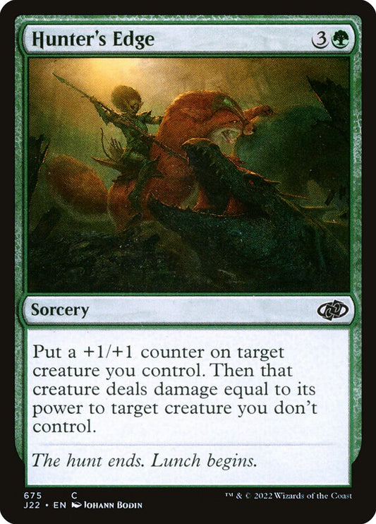 MTG Card Title: Hunter's Edge J22/675