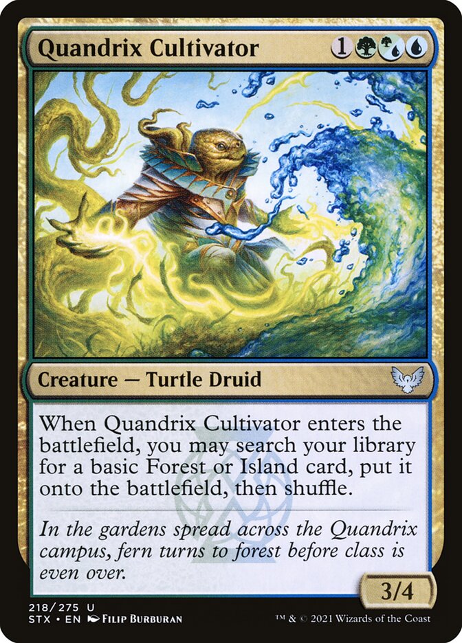 MTG Card Title: Quandrix Cultivator STX/218