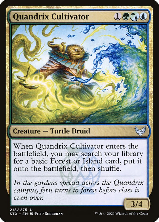 MTG Card Title: Quandrix Cultivator STX/218