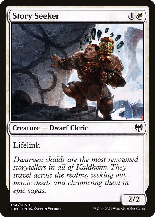 MTG Card Title: Story Seeker KHM/34