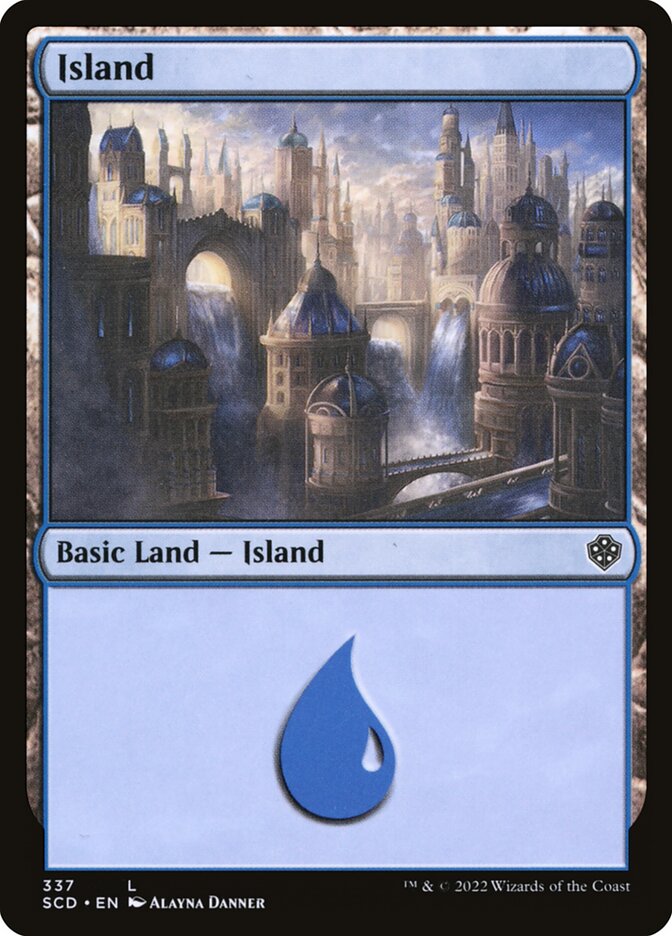 MTG Card Title: Island SCD/337