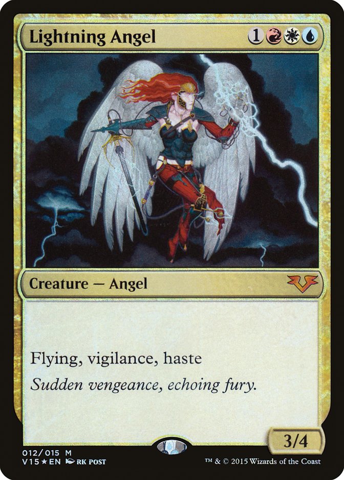 MTG Card Title: Lightning Angel V15/12