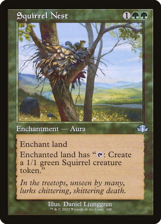 MTG Card Title: Squirrel Nest DMR/349