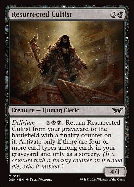MTG Card Title: Resurrected Cultist DSK/115