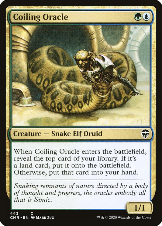 MTG Card Title: Coiling Oracle CMR/443