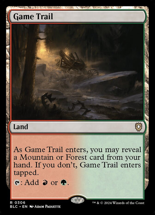 MTG Card Title: Game Trail BLC/306