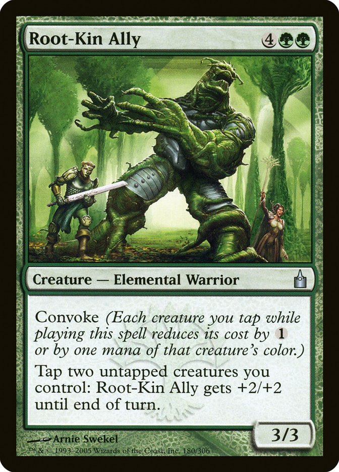 MTG Card Title: Root-Kin Ally RAV/180