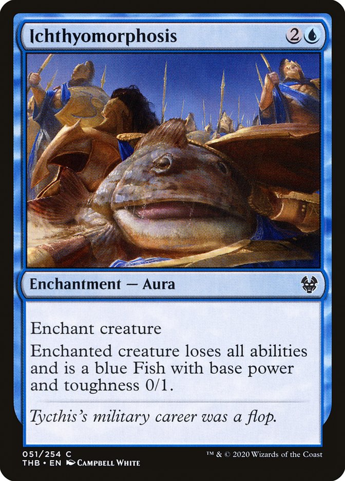 MTG Card Title: Ichthyomorphosis THB/51