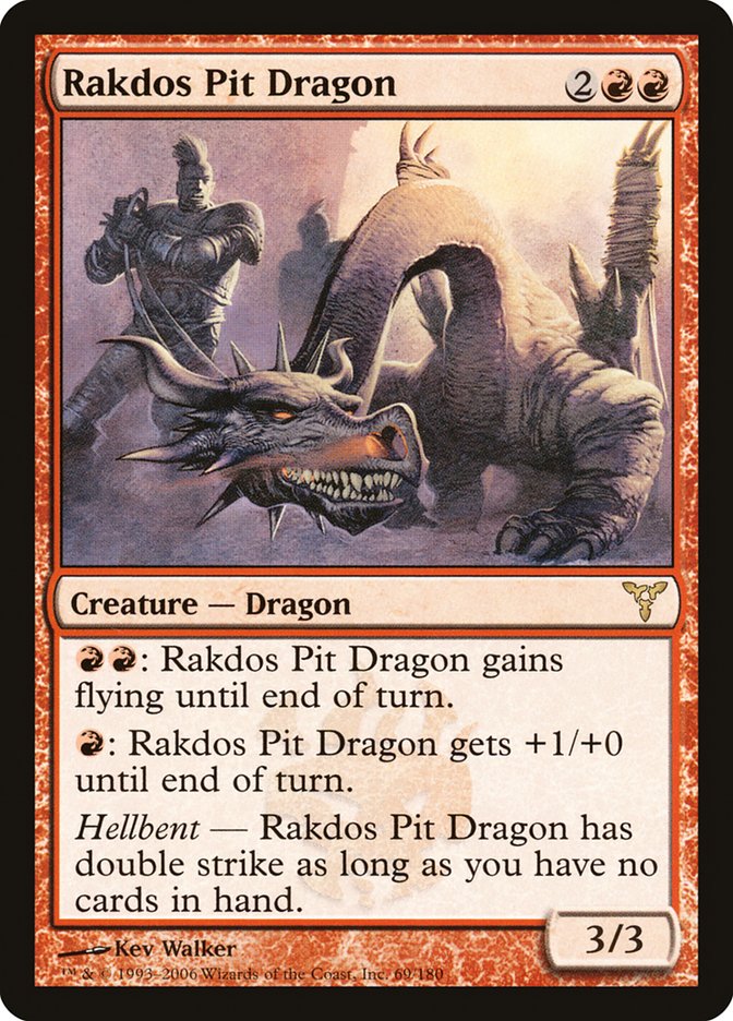 MTG Card Title: Rakdos Pit Dragon DIS/69