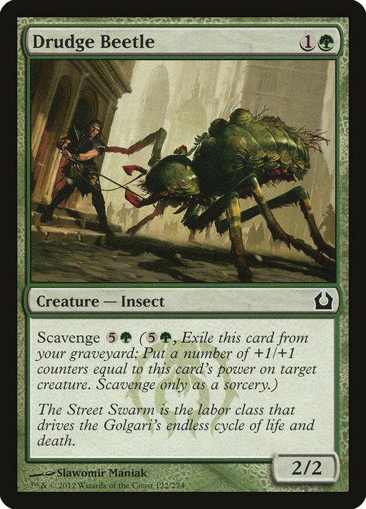 MTG Card Title: Drudge Beetle RTR/122