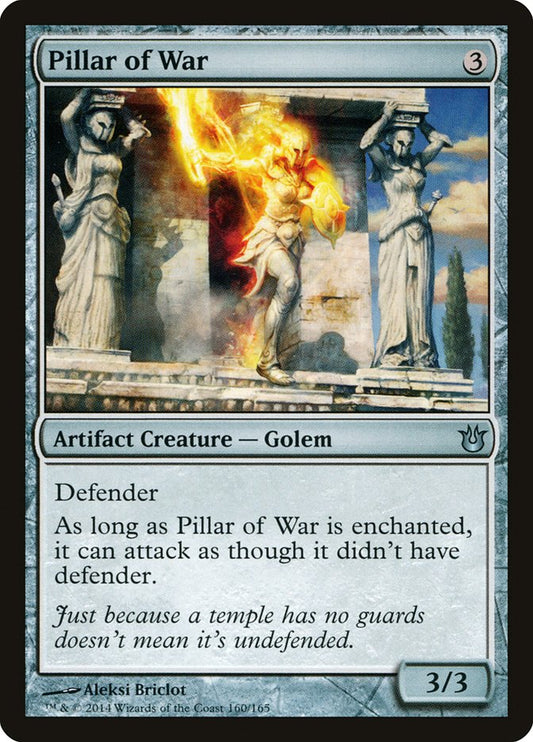 MTG Card Title: Pillar of War BNG/160