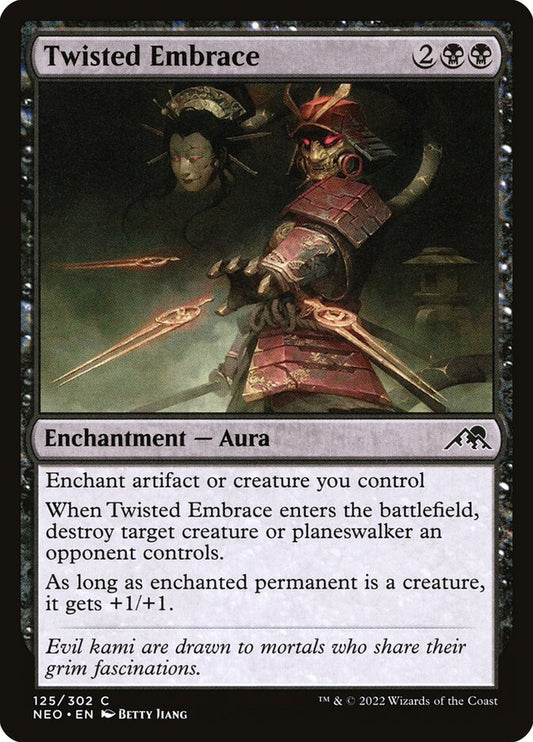 MTG Card Title: Twisted Embrace NEO/125