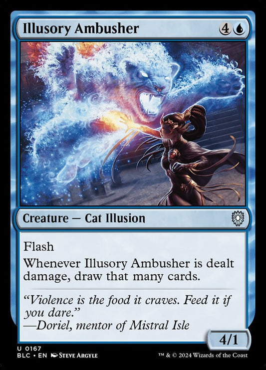 MTG Card Title: Illusory Ambusher BLC/167