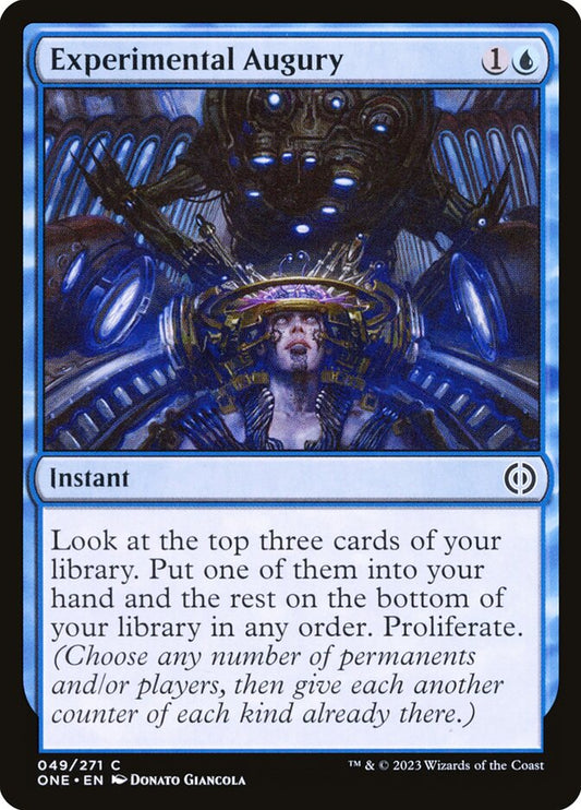 MTG Card Title: Experimental Augury ONE/49