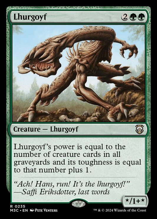 MTG Card Title: Lhurgoyf M3C/235
