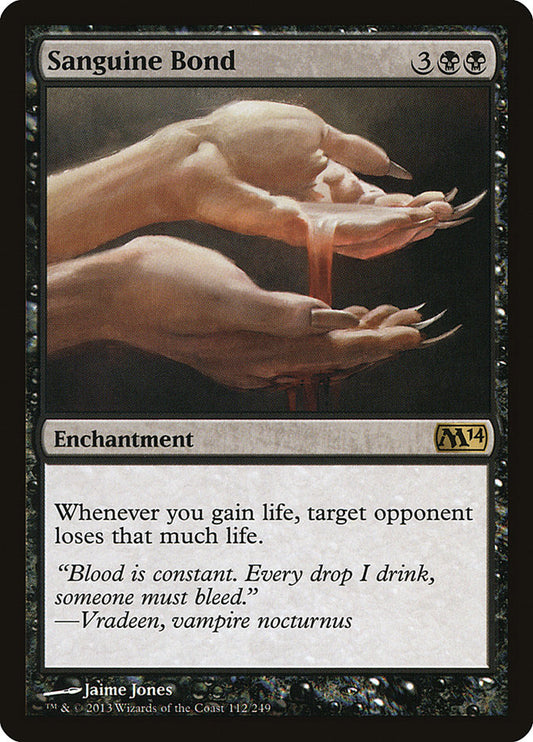 MTG Card Title: Sanguine Bond M14/112