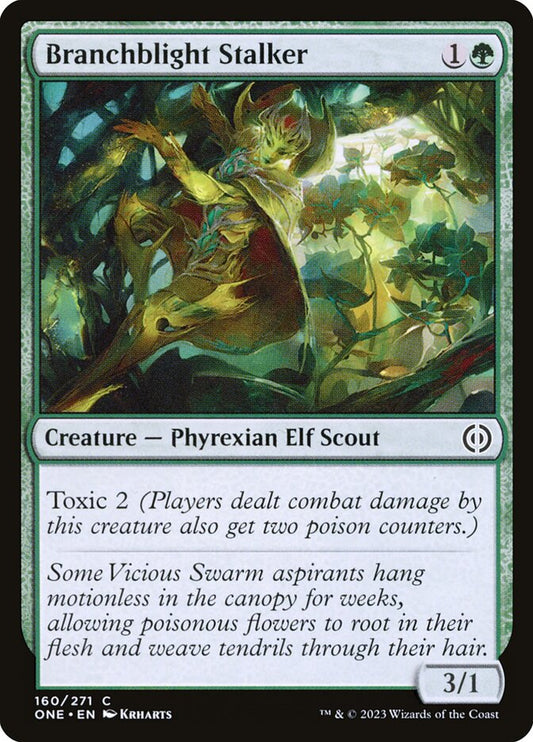 MTG Card Title: Branchblight Stalker ONE/160