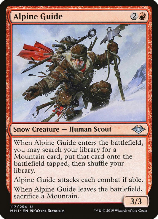 MTG Card Title: Alpine Guide MH1/117