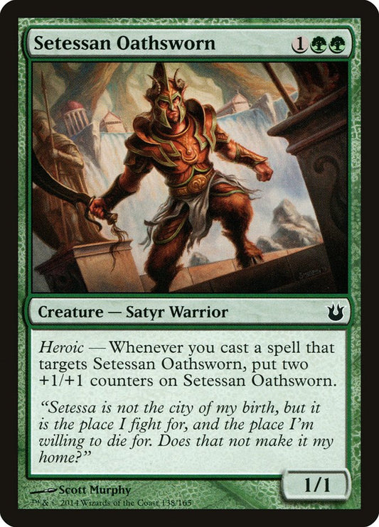 MTG Card Title: Setessan Oathsworn BNG/138