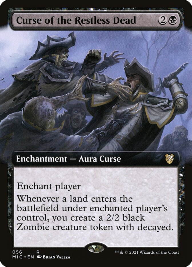 MTG Card Title: Curse of the Restless Dead MIC/56