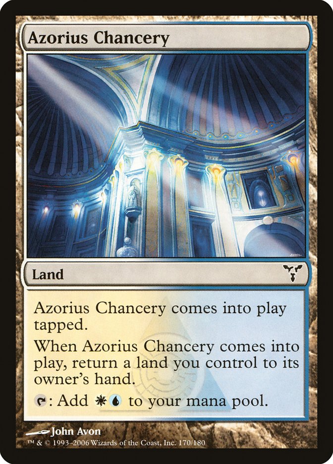 MTG Card Title: Azorius Chancery DIS/170