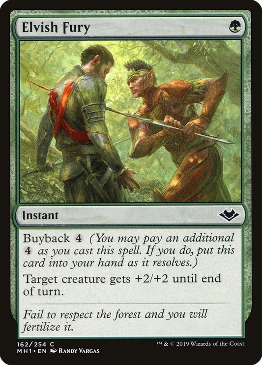 MTG Card Title: Elvish Fury MH1/162