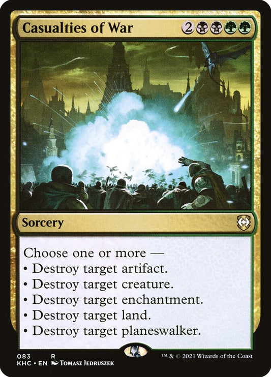 MTG Card Title: Casualties of War KHC/83