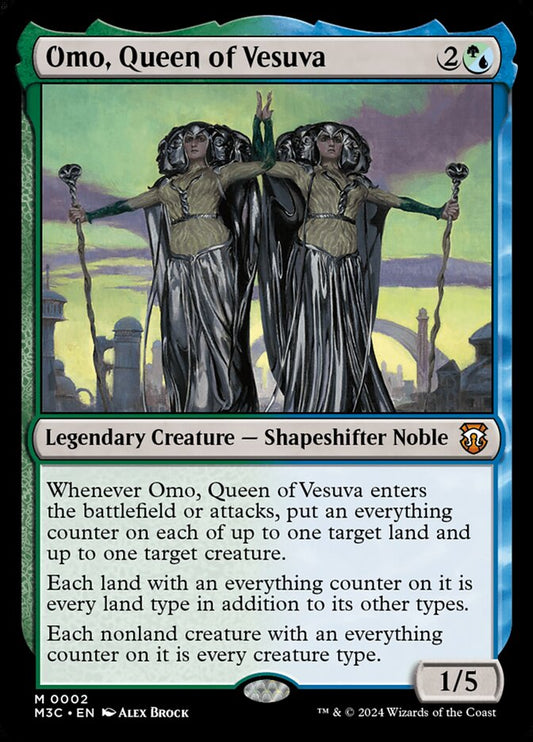 MTG Card Title: Omo, Queen of Vesuva M3C/2