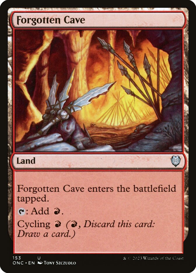 MTG Card Title: Forgotten Cave ONC/153