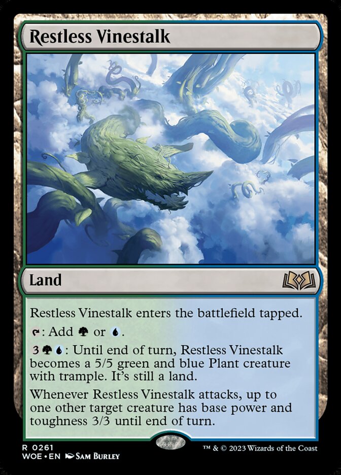 MTG Card Title: Restless Vinestalk WOE/261