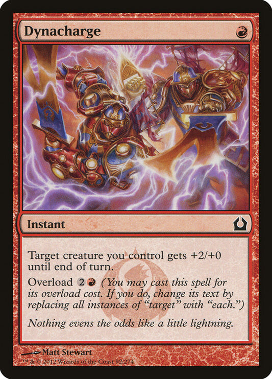 MTG Card Title: Dynacharge RTR/92