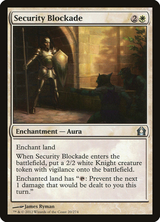 MTG Card Title: Security Blockade RTR/20